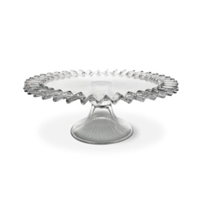 Medium Ruffled Edge Cake Plate