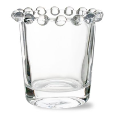 Hobnail Clear Glass Votive Holder