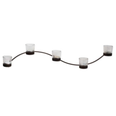 S-Shaped Horizontal Multi-Votive Holder