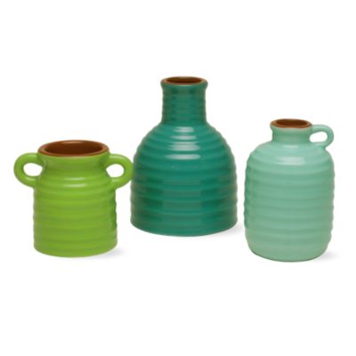 Terracotta Bud Vase Set Of 3