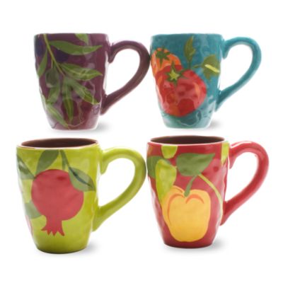 Jardin Terracotta Mug Set of  4