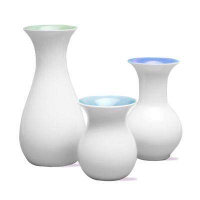 two-tone bud vase set of 3