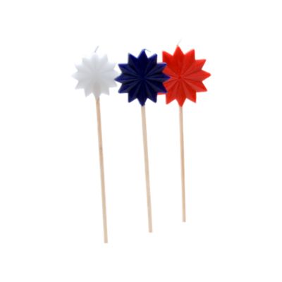 starburst candle set of 3