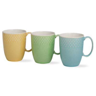 spring awakening pastel mug set of 3