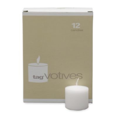 Basic White Votive Set Of 12
