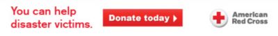 You can help disaster victims Red Cross web banner