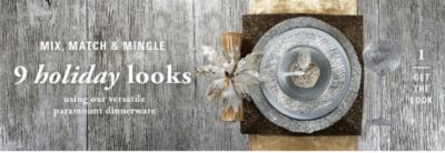 Mix, match & mingle. 9 fall looks for your table using our paramount dinnerware - get the look