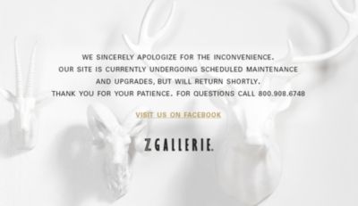 We sincerely apologize for the inconvenience. Our site is currently undergoing scheduled maintenance and upgrades, but will return shortly. Thank you for your patience.