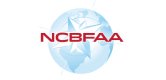 NCBFAA logo featuring red text over a blue globe with a white star design.