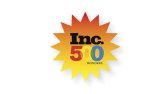 "Inc. 500 logo with a starburst design in orange and yellow."