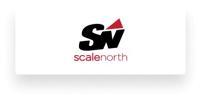 Alt text: "ScaleNorth logo featuring 'SN' with a red upward arrow and the text 'scalenorth' below."