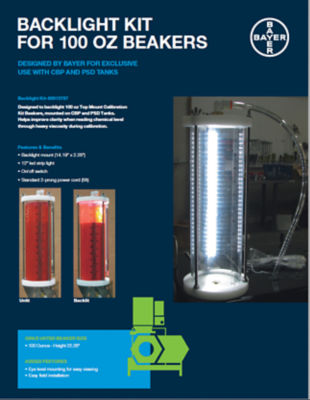 BACKLIGHT KIT 100 OZ BEAKERS
