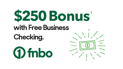 $250 Bonus with Free Business Checking