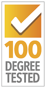 100 Degree Tested Icon