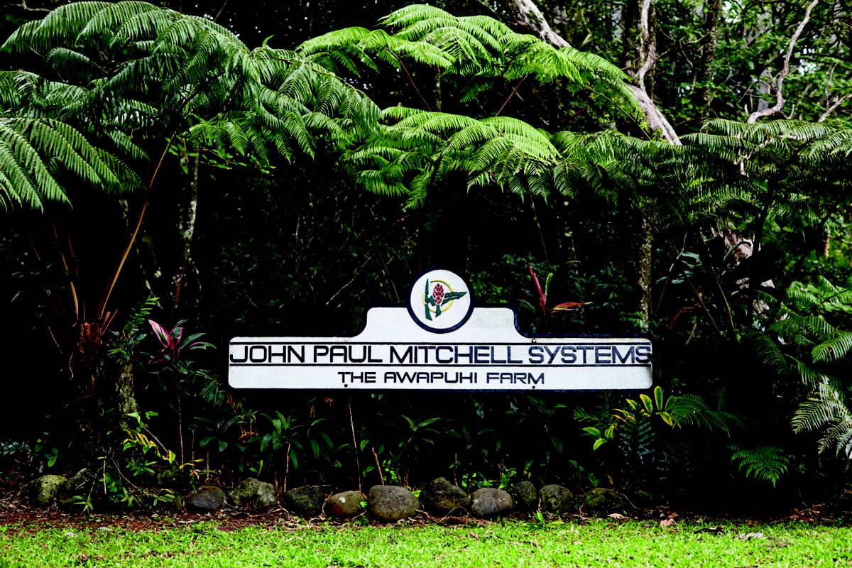 John Paul Mitchell Systems awapuhi farm