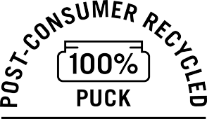 PCR (post-consumer recycled) Puck Icon