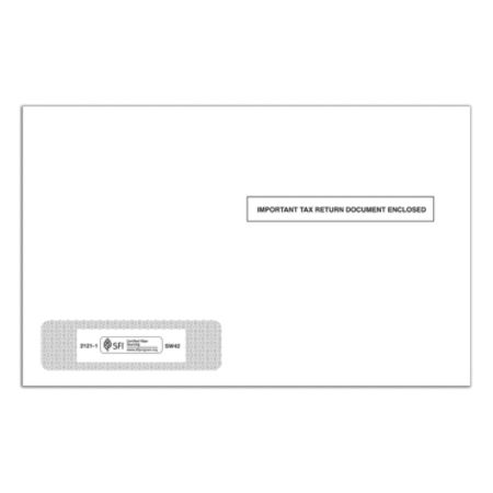 ComplyRight Tax Envelopes, Single Window, For 1042-S Tax Forms, 5 5/8" x 9", White, Pack Of 100