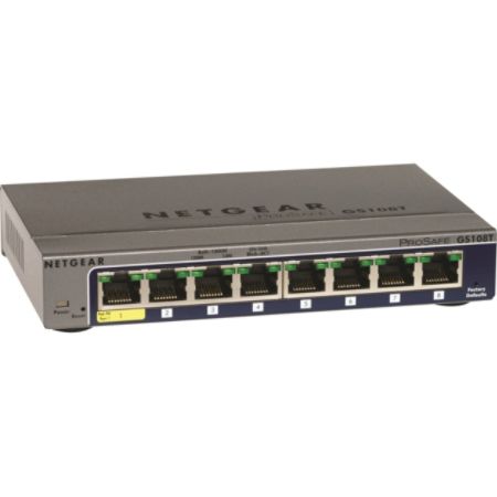 Netgear ProSafe GS108Tv2 Gigabit Smart Switch