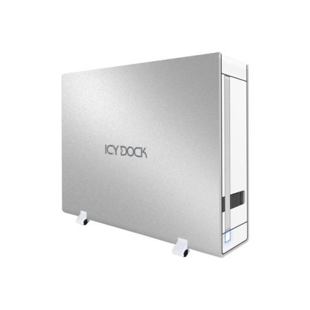 Icy Dock MB559U3S-1S Drive Enclosure External - Pearl White