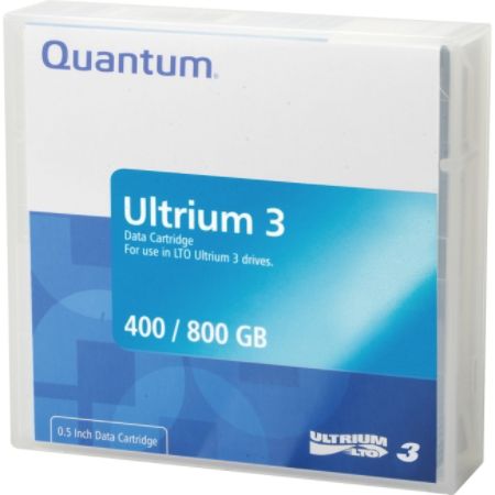 Quantum&reg; LTO Ultrium 3 Data Cartridge, 400GB/800GB
