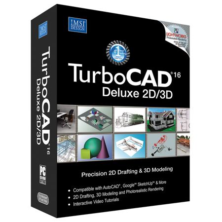 TurboCAD&reg; Deluxe 16, Traditional Disc