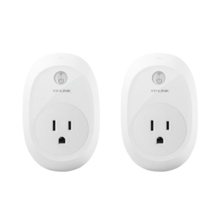TP-LINK&reg; HS110 Wi-Fi Smart Wall Plug With Energy Monitoring, Pack Of 2