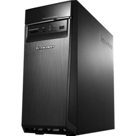 Lenovo H50 90B7003MUS Desktop Computer - Intel Core i3 i3-4160 3.60 GHz - Tower - Black, Gray