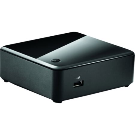 Intel DC3217IYE Desktop Computer - Intel Core i3 i3-3217U 1.80 GHz - Ultra Compact - Black