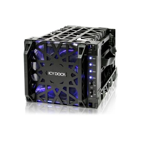 Icy Dock Black Vortex MB074SP-1B Drive Enclosure Internal - Black