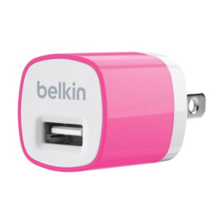 Belkin&reg; Micro USB Wall Charger & MIXIT Lightning to USB ChargeSync Cable, Pink