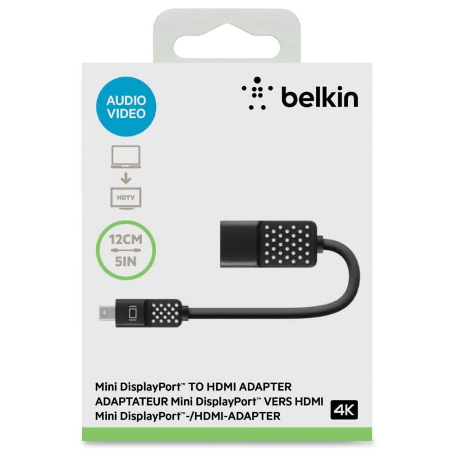 Belkin Mini DisplayPort To HDMI Adapter By Office Depot & OfficeMax