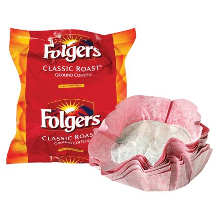 Folgers&reg; Coffee Filter Packs, Regular, 0.9 Oz., Box Of 160