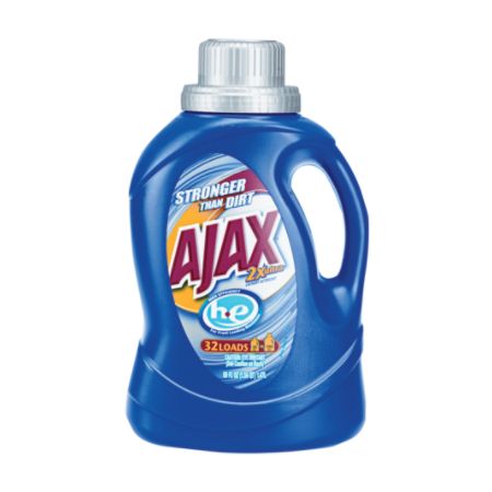 Ajax High-Efficiency Laundry Detergent, Original Scent, 50 Oz, Case Of 6