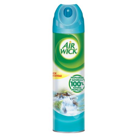 Air Wick&reg; 4-In-1 Compressed Air Freshener Spray Cans, Fresh Waters, 8 Oz, Case Of 12