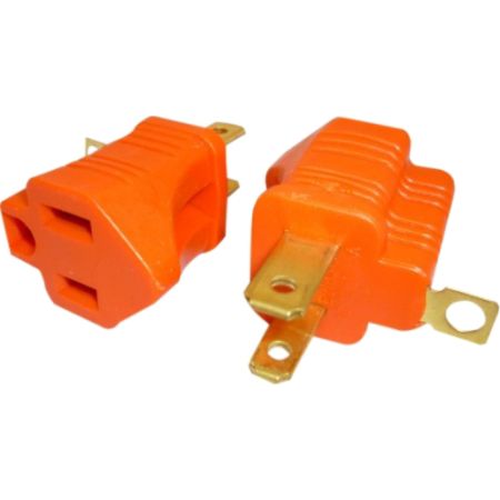 Professional Cable 3 Prong to 2 Prong Grounding Converter