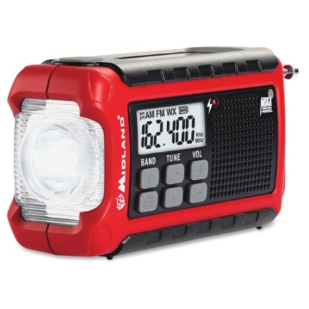 Midland ER200 Compact Emergency Crank Wx Radio
