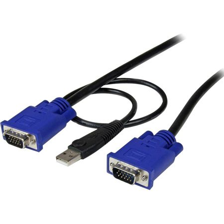 StarTech.com 6 ft 2-in-1 Ultra Thin USB KVM Cable