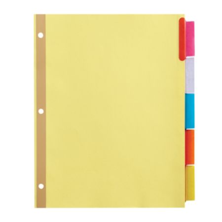 Office Depot 8 Tab Cut Template