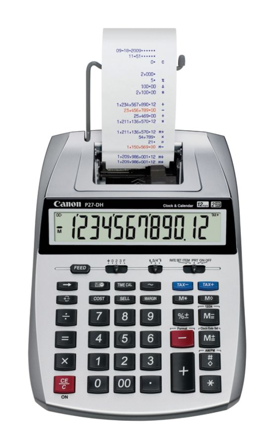 Canon P27 DH Mini Desktop Printing Calculator by Office Depot & OfficeMax