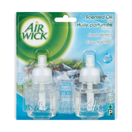 Air Wick&reg; Scented Oil Warmer Refills, Fresh Waters, 1.34 Oz, Pack Of 2
