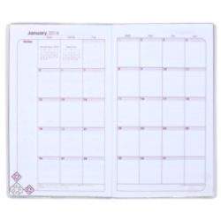 Mead For Mom 2 Year Monthly Pocket Planner 6 316 x 3 58 January 2014