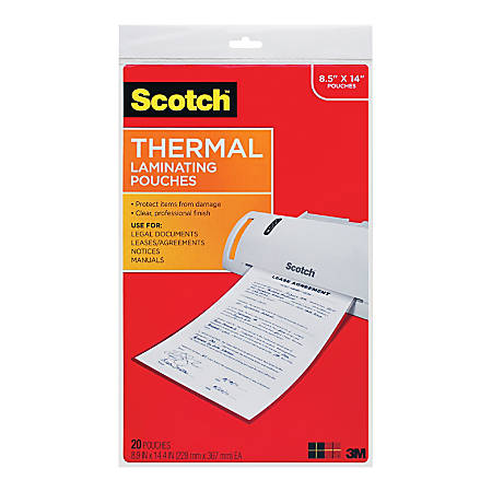 pouches laminating thermal scotch pack