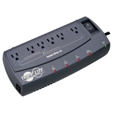 Tripp Lite Internet Office 120V 300VA 150W Standby UPS Ultra Compact Desktop 6 Outlets Tel/DSL/Ethernet Protection TAA