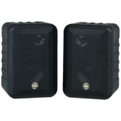 BIC America RTRV44-2 Indoor/Outdoor Speaker - 3-way - 2 Pack - Black