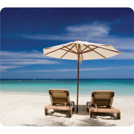 Fellowes Earth Series Mouse Pad Beach Chairs