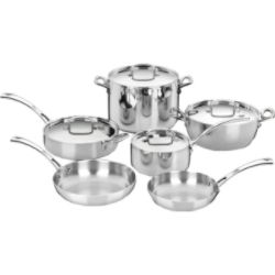 Cuisinart French Classic Tri-Ply Stainless 10 Pc. Set