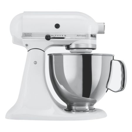KitchenAid Artisan Series 10-Speed Tilt-Head Stand Mixer, White