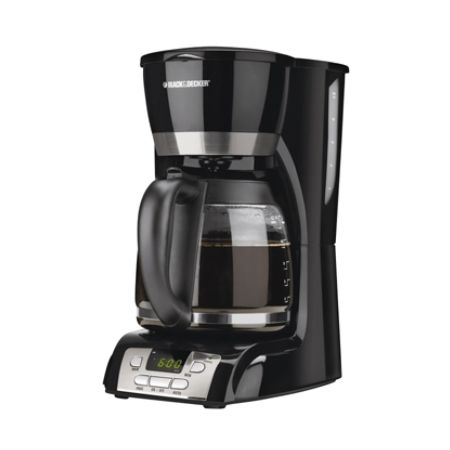 Black & Decker 12-Cup Programmable Coffeemaker, Black