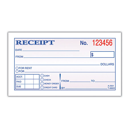 rent receipt book rent receipt book