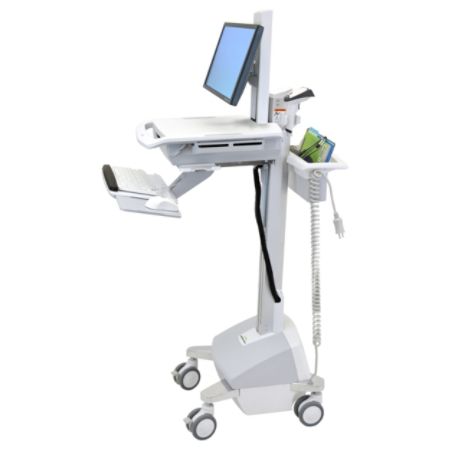 Ergotron StyleView EMR Cart with LCD Pivot, SLA Powered